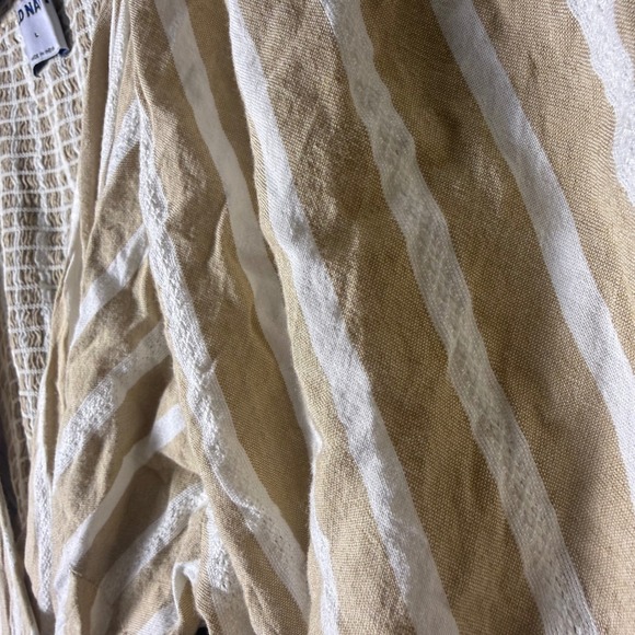 Old Navy Womens L Wrap maxi Dress Puff Sleeve Smocked peasant cottage smock - Picture 3 of 7